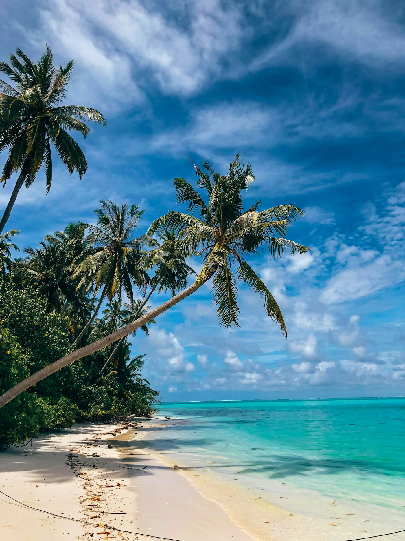 Clear blue water at Diani Beach